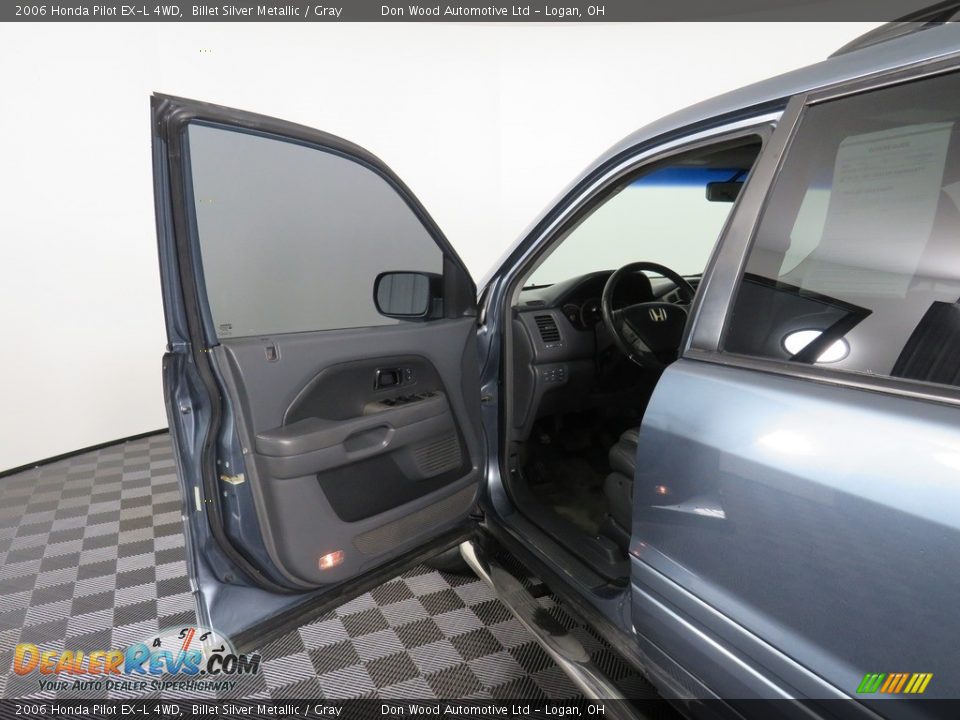 2006 Honda Pilot EX-L 4WD Billet Silver Metallic / Gray Photo #30