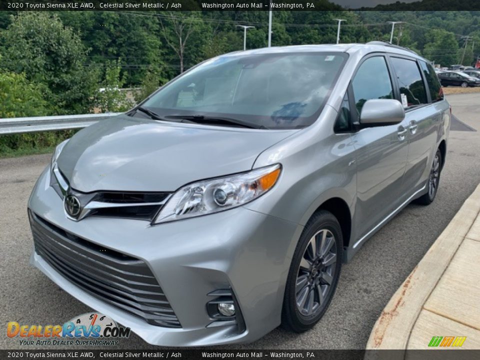 2020 Toyota Sienna XLE AWD Celestial Silver Metallic / Ash Photo #29