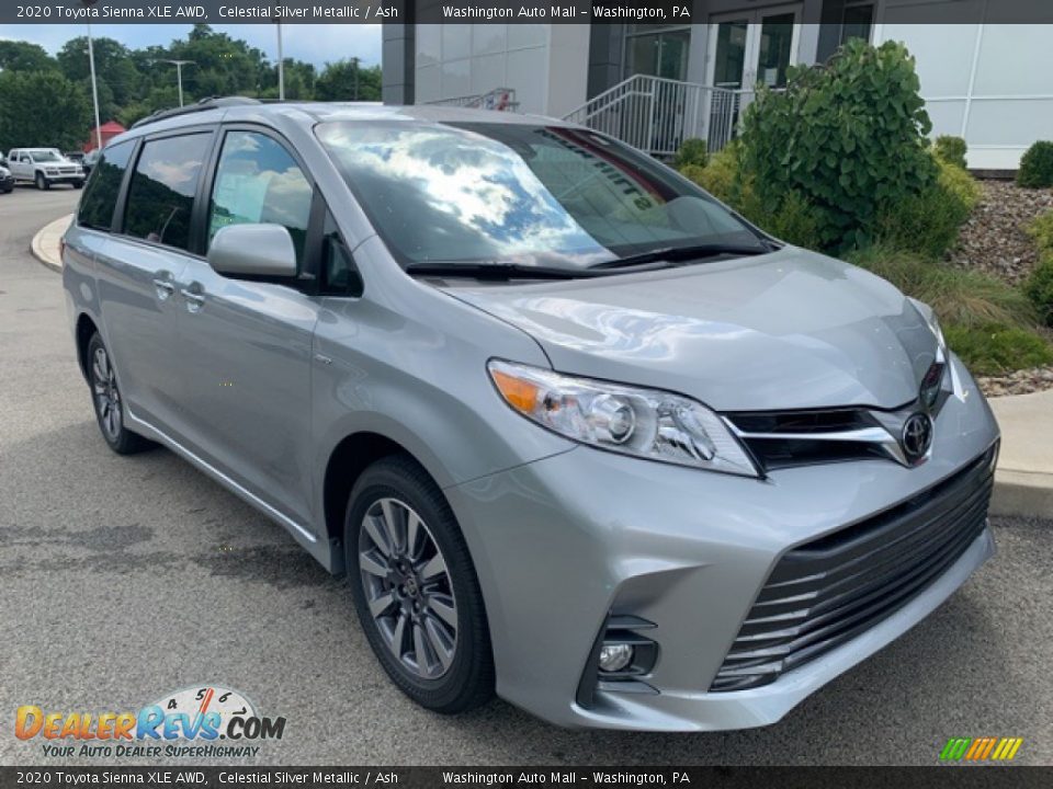 2020 Toyota Sienna XLE AWD Celestial Silver Metallic / Ash Photo #31