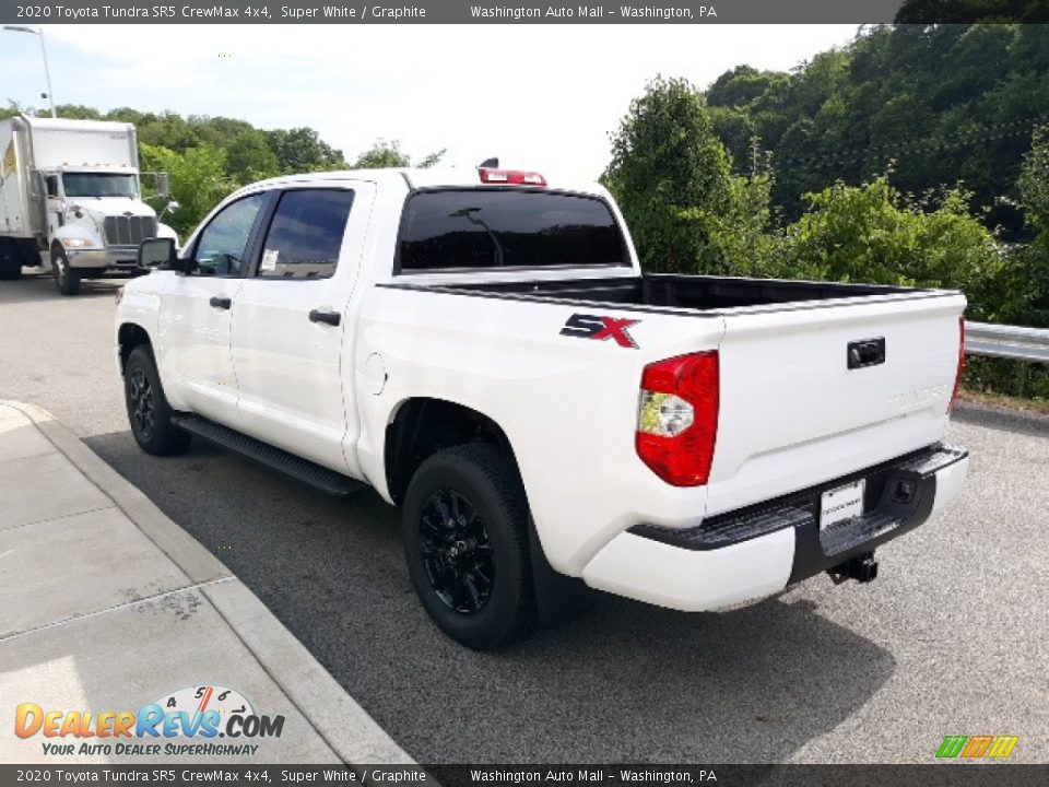 2020 Toyota Tundra SR5 CrewMax 4x4 Super White / Graphite Photo #2