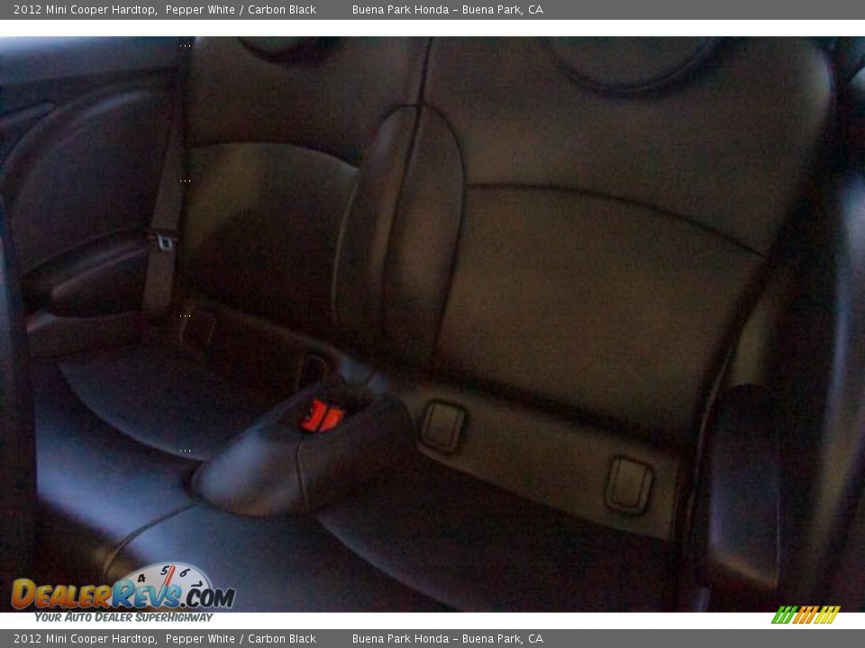 2012 Mini Cooper Hardtop Pepper White / Carbon Black Photo #4