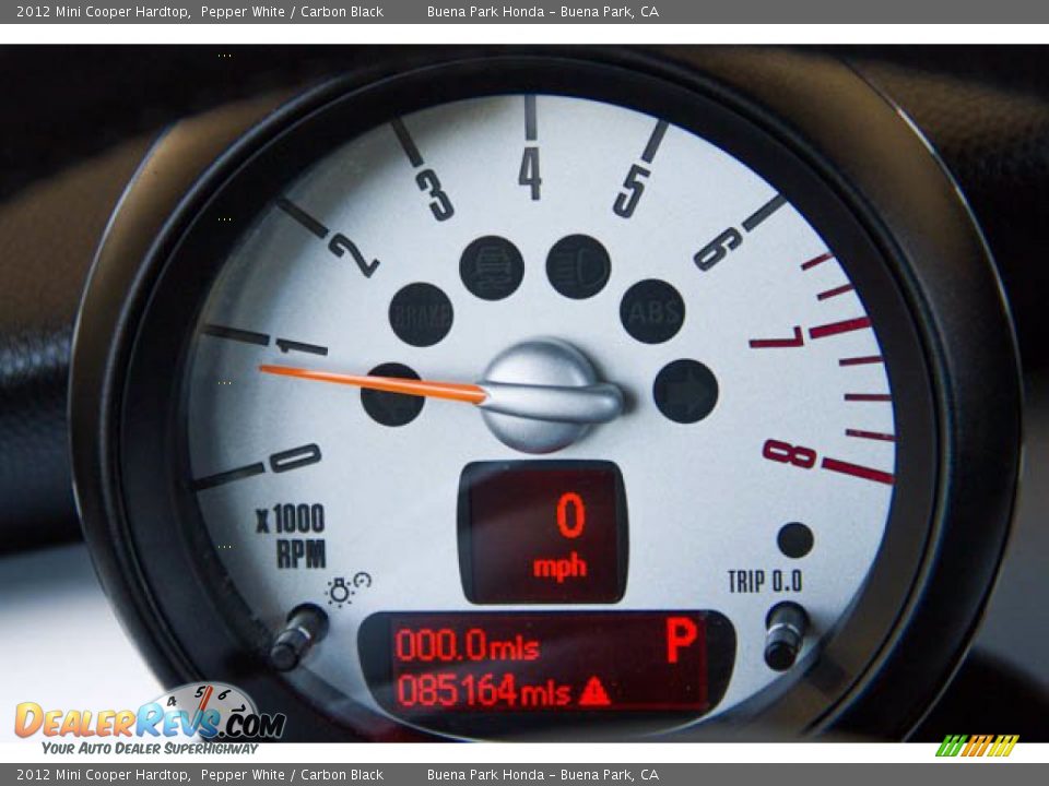 2012 Mini Cooper Hardtop Pepper White / Carbon Black Photo #23