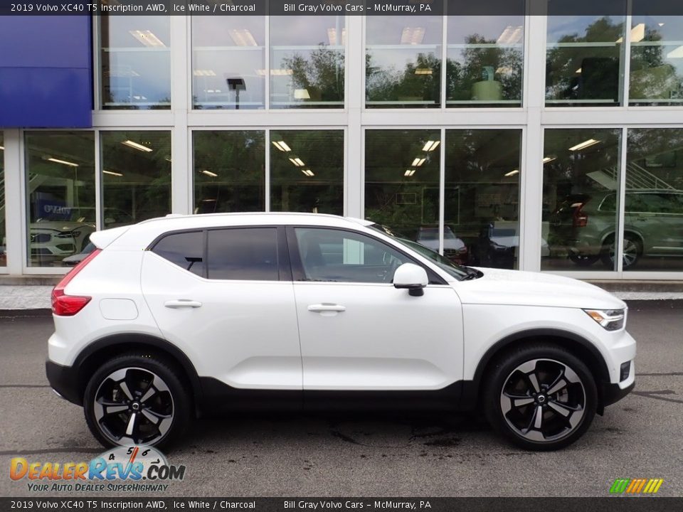 2019 Volvo XC40 T5 Inscription AWD Ice White / Charcoal Photo #2