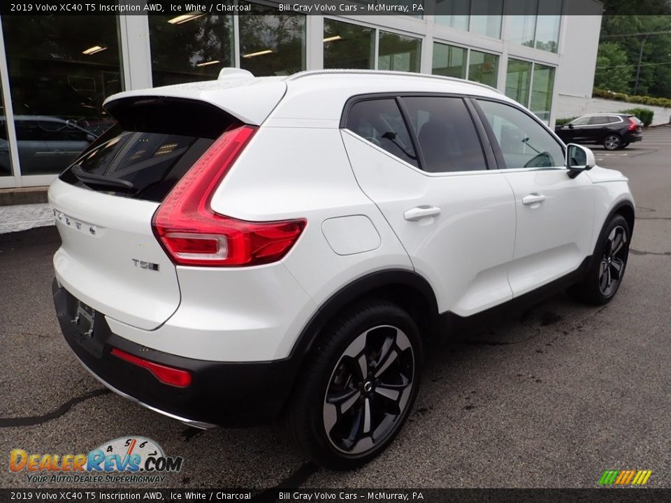 2019 Volvo XC40 T5 Inscription AWD Ice White / Charcoal Photo #3