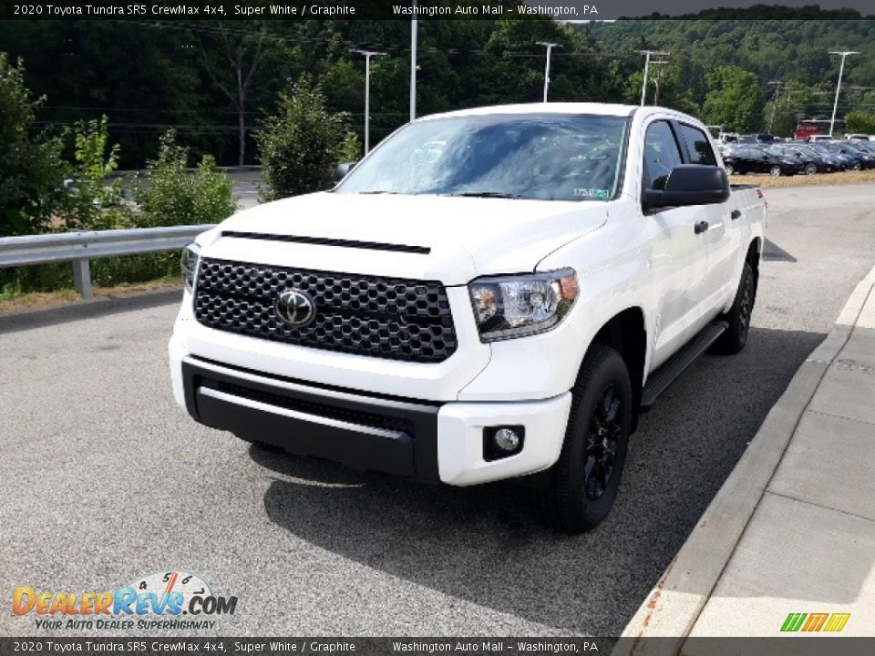 2020 Toyota Tundra SR5 CrewMax 4x4 Super White / Graphite Photo #35