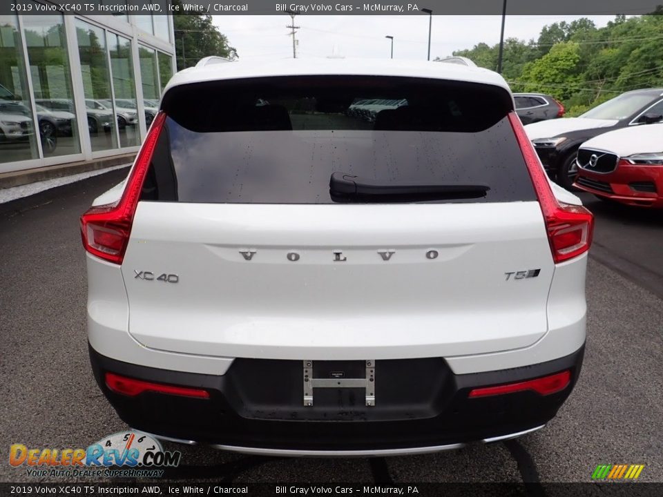 2019 Volvo XC40 T5 Inscription AWD Ice White / Charcoal Photo #4