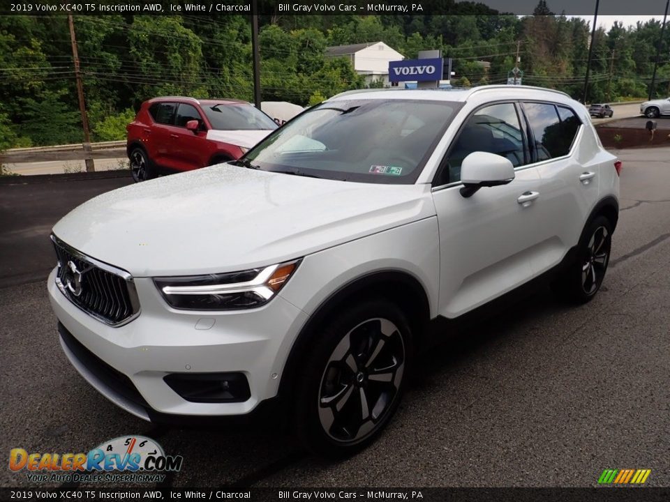 2019 Volvo XC40 T5 Inscription AWD Ice White / Charcoal Photo #8