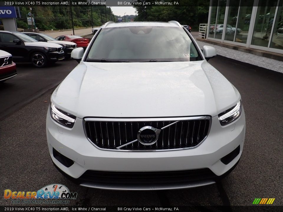 2019 Volvo XC40 T5 Inscription AWD Ice White / Charcoal Photo #9