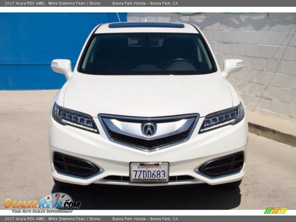 2017 Acura RDX AWD White Diamond Pearl / Ebony Photo #7