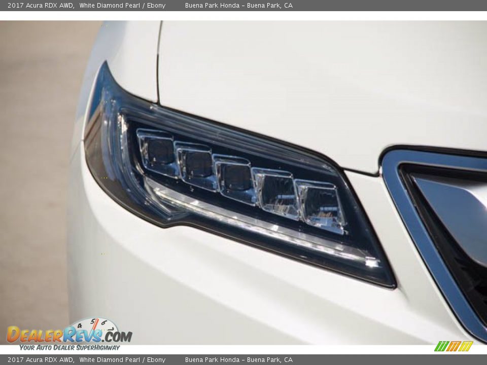 2017 Acura RDX AWD White Diamond Pearl / Ebony Photo #8