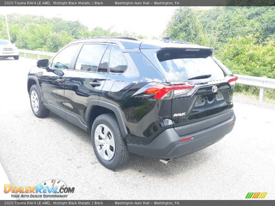 2020 Toyota RAV4 LE AWD Midnight Black Metallic / Black Photo #2