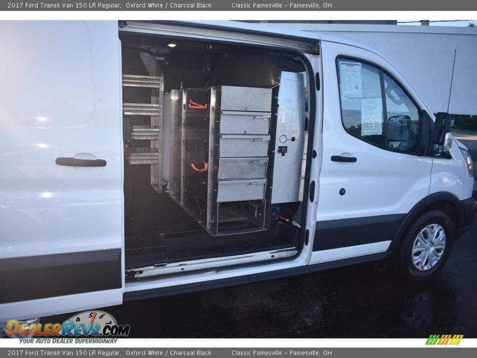 2017 Ford Transit Van 150 LR Regular Oxford White / Charcoal Black Photo #7