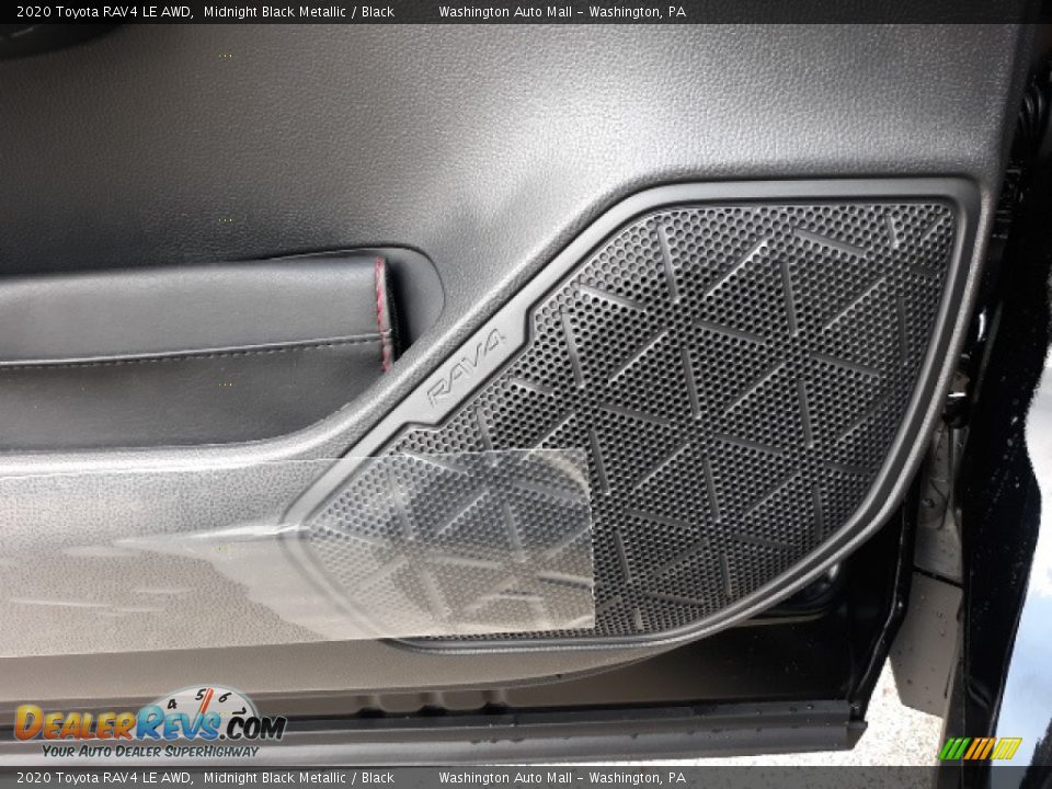 2020 Toyota RAV4 LE AWD Midnight Black Metallic / Black Photo #9