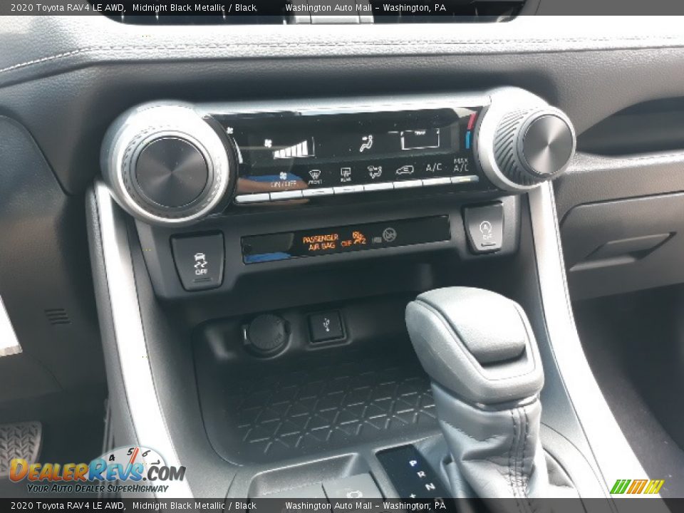 2020 Toyota RAV4 LE AWD Midnight Black Metallic / Black Photo #13