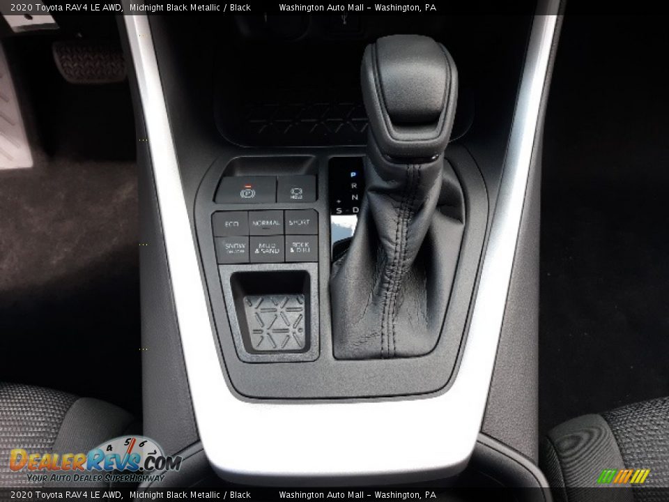 2020 Toyota RAV4 LE AWD Midnight Black Metallic / Black Photo #14