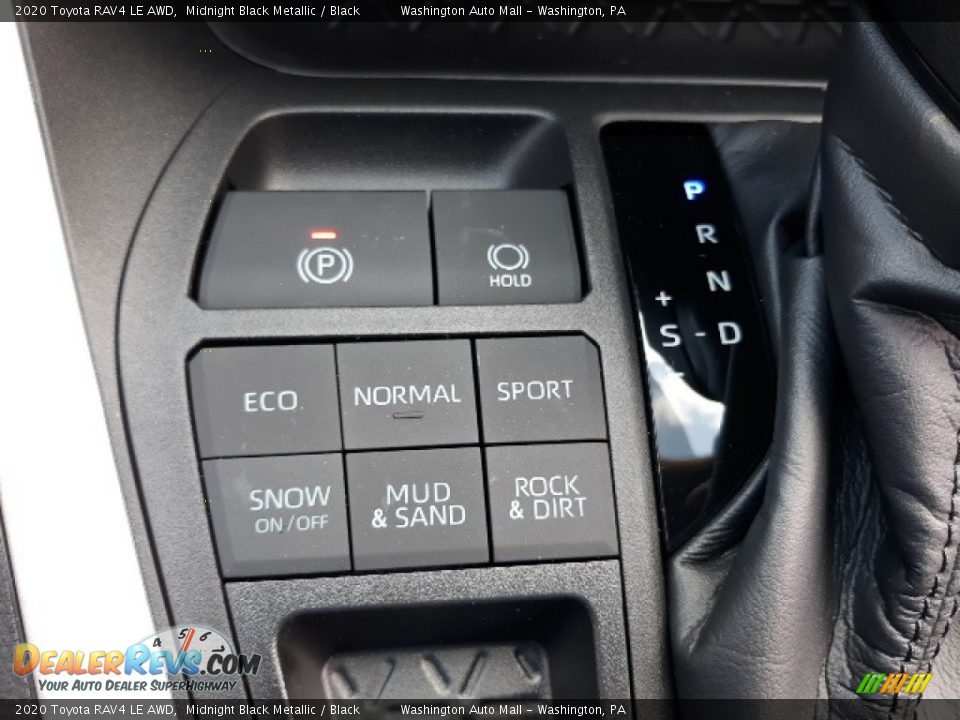 2020 Toyota RAV4 LE AWD Midnight Black Metallic / Black Photo #15