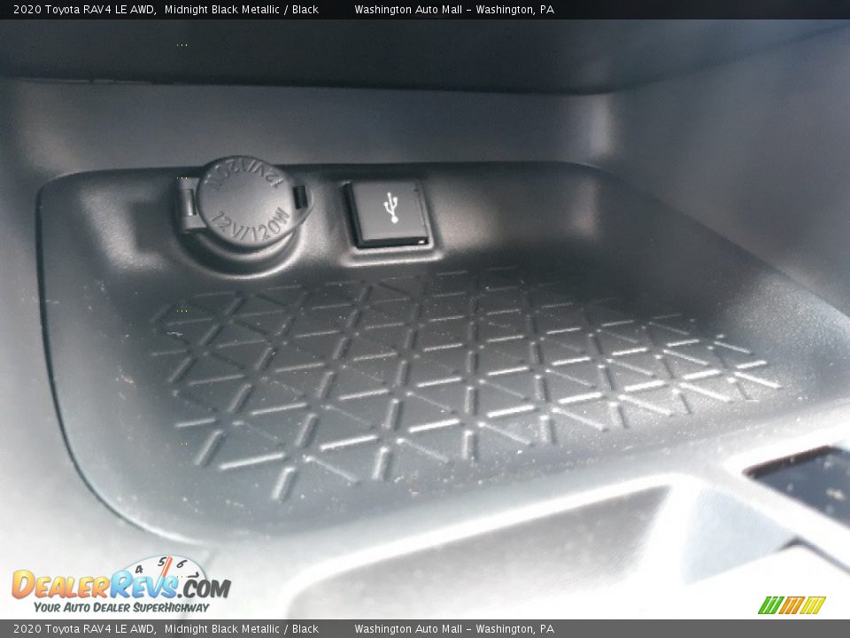 2020 Toyota RAV4 LE AWD Midnight Black Metallic / Black Photo #16