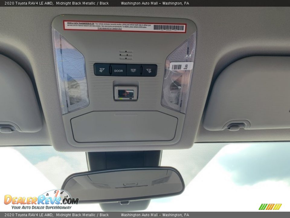 2020 Toyota RAV4 LE AWD Midnight Black Metallic / Black Photo #19