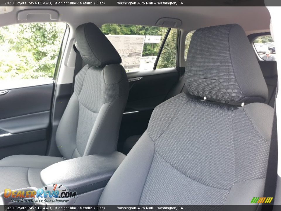 2020 Toyota RAV4 LE AWD Midnight Black Metallic / Black Photo #22