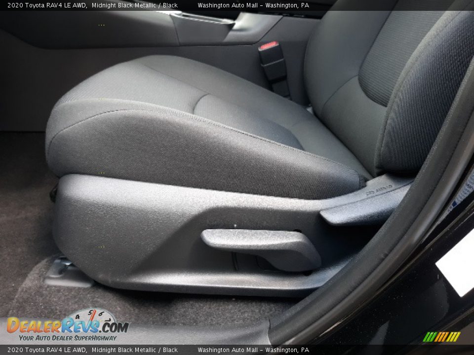 2020 Toyota RAV4 LE AWD Midnight Black Metallic / Black Photo #23