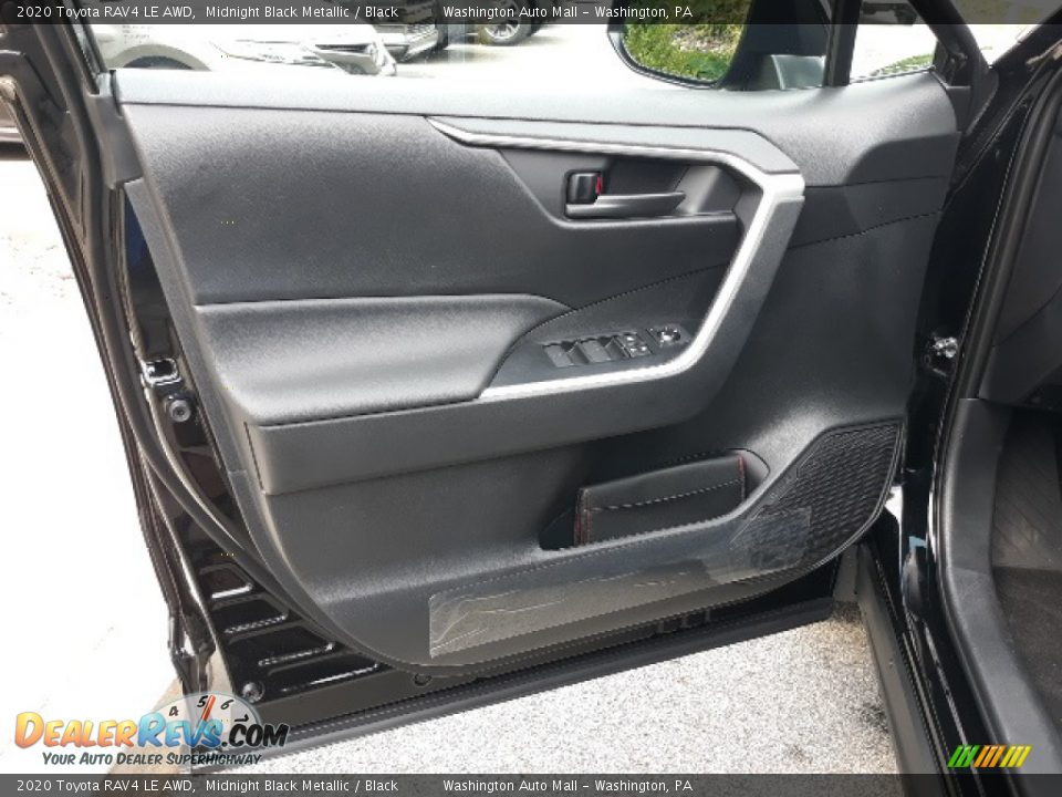 2020 Toyota RAV4 LE AWD Midnight Black Metallic / Black Photo #24