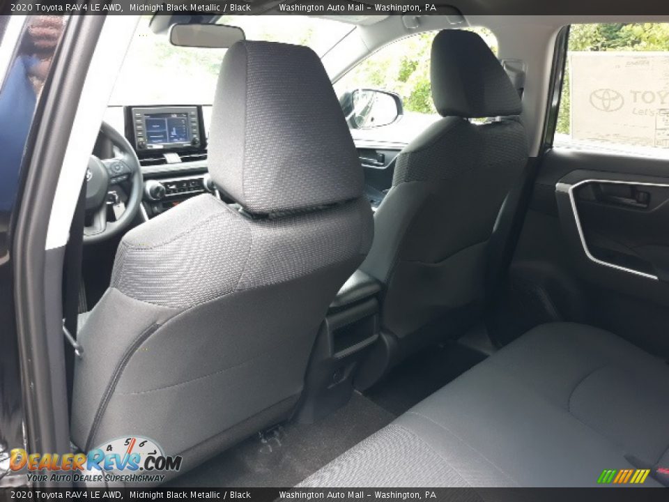 2020 Toyota RAV4 LE AWD Midnight Black Metallic / Black Photo #25