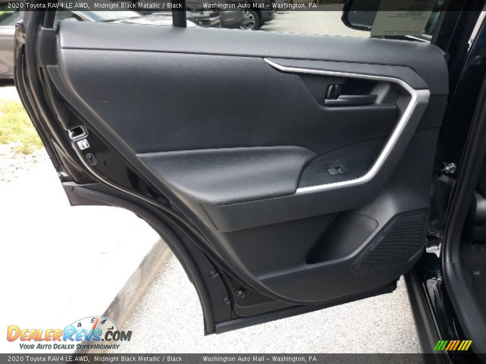 2020 Toyota RAV4 LE AWD Midnight Black Metallic / Black Photo #28