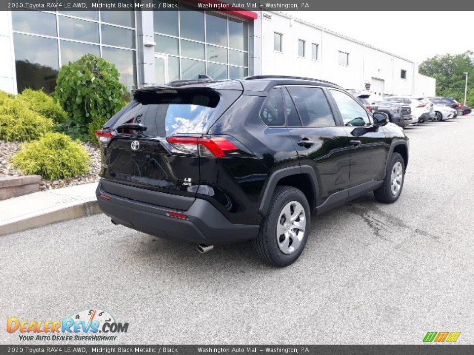 2020 Toyota RAV4 LE AWD Midnight Black Metallic / Black Photo #33