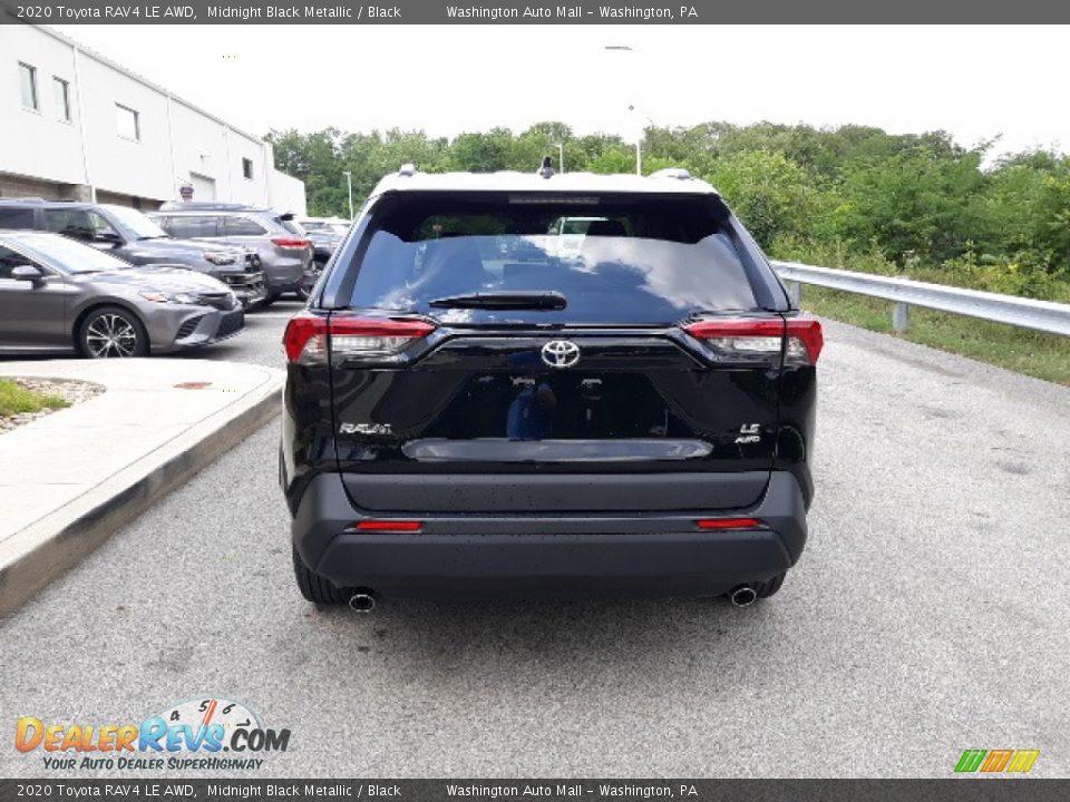 2020 Toyota RAV4 LE AWD Midnight Black Metallic / Black Photo #34