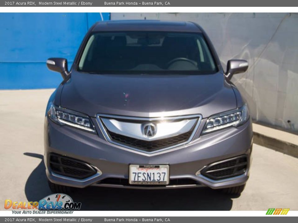 2017 Acura RDX Modern Steel Metallic / Ebony Photo #7