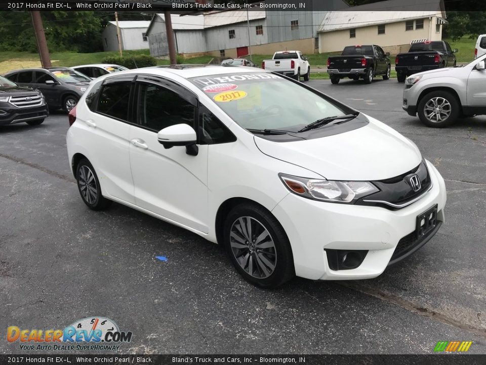 White Orchid Pearl 2017 Honda Fit EX-L Photo #4