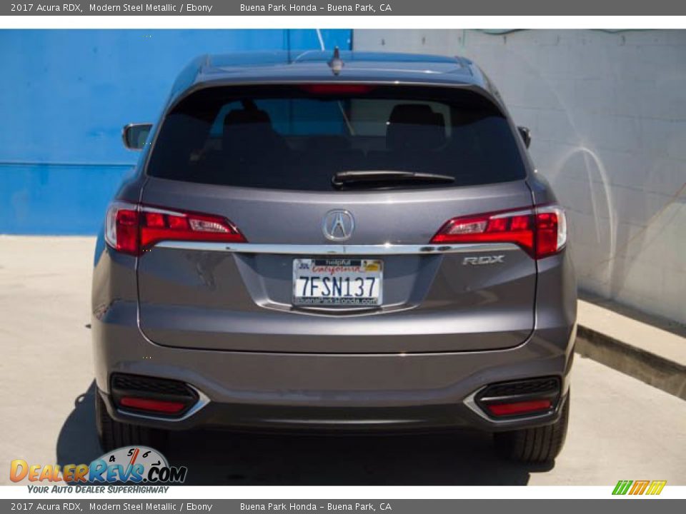 2017 Acura RDX Modern Steel Metallic / Ebony Photo #11