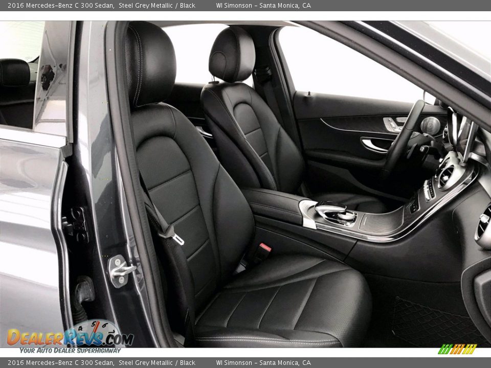 2016 Mercedes-Benz C 300 Sedan Steel Grey Metallic / Black Photo #6