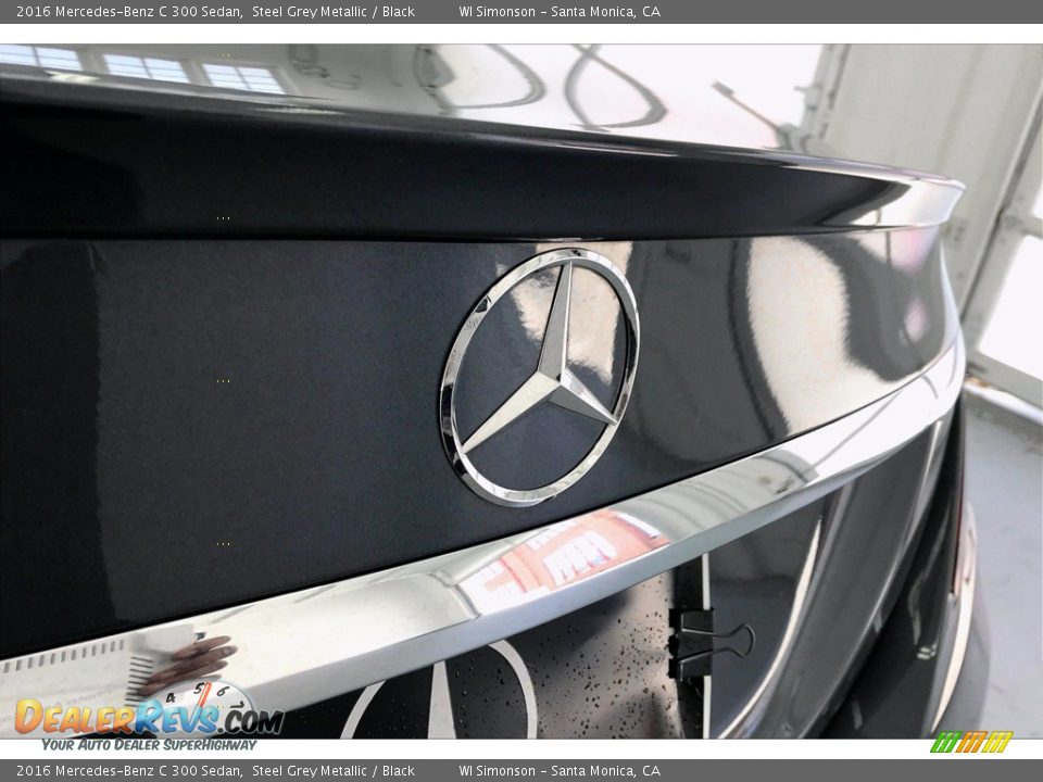 2016 Mercedes-Benz C 300 Sedan Steel Grey Metallic / Black Photo #7