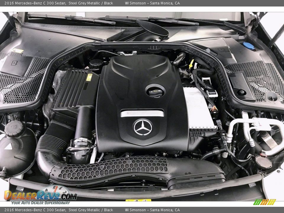 2016 Mercedes-Benz C 300 Sedan Steel Grey Metallic / Black Photo #9