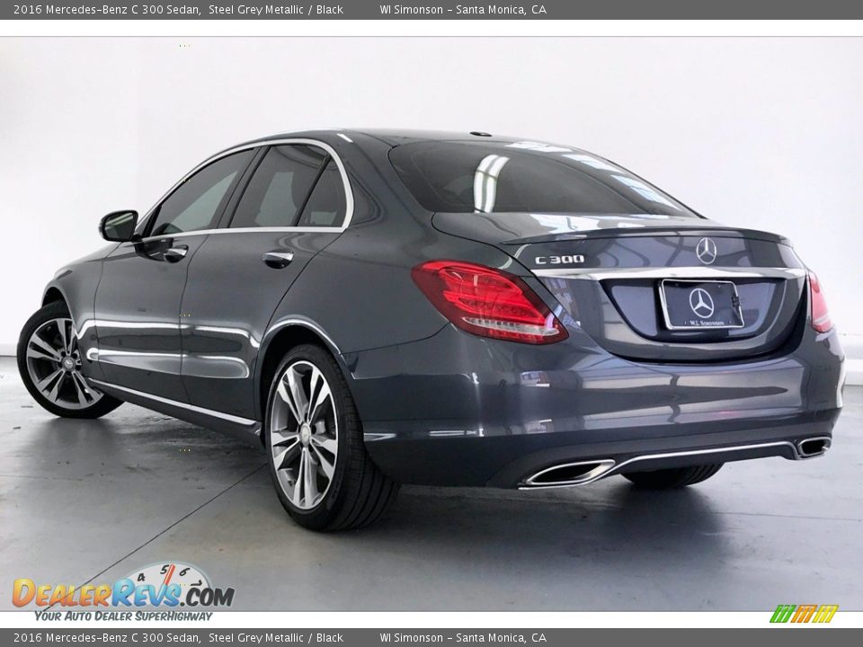 2016 Mercedes-Benz C 300 Sedan Steel Grey Metallic / Black Photo #10