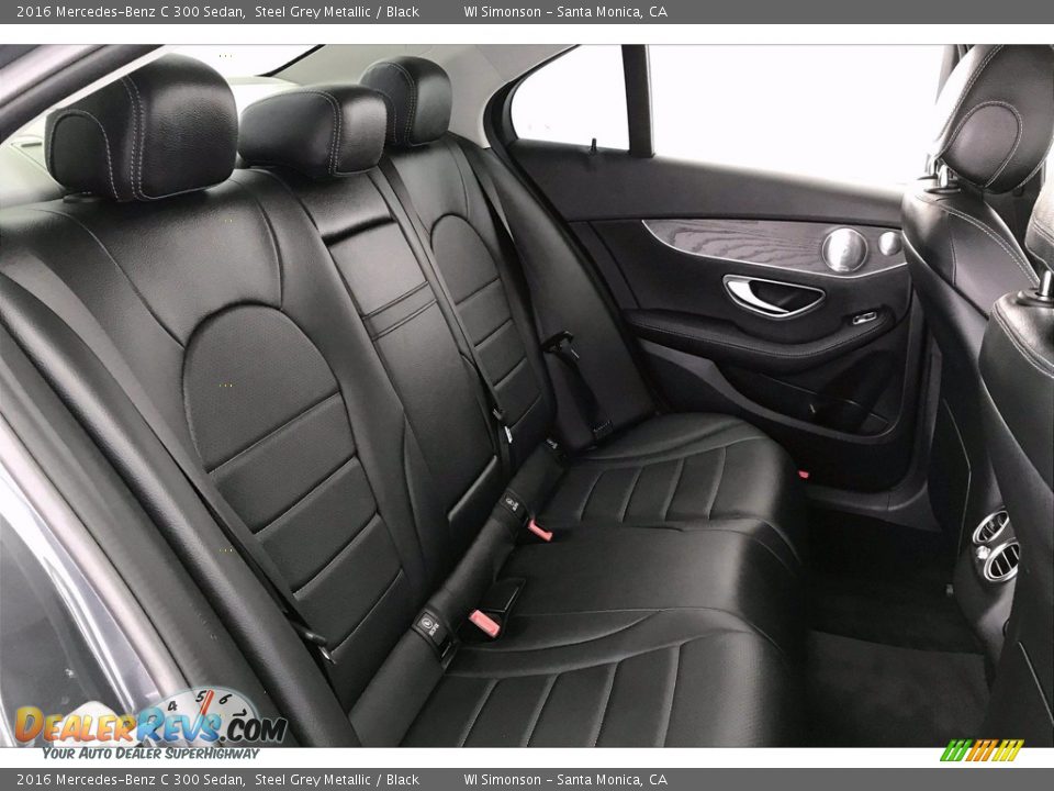 2016 Mercedes-Benz C 300 Sedan Steel Grey Metallic / Black Photo #13