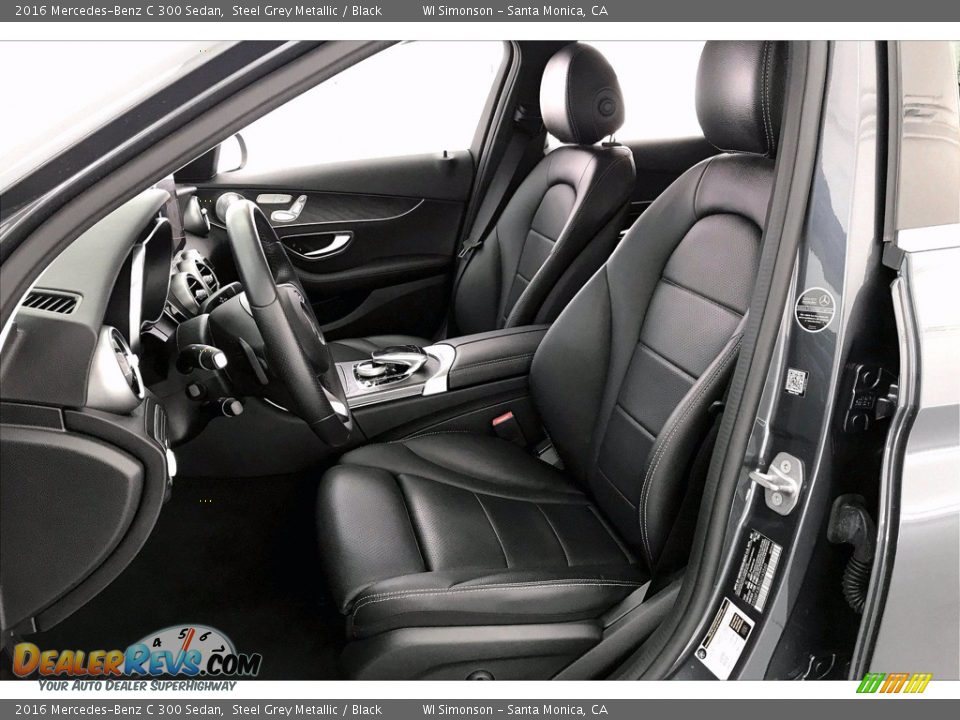 2016 Mercedes-Benz C 300 Sedan Steel Grey Metallic / Black Photo #14