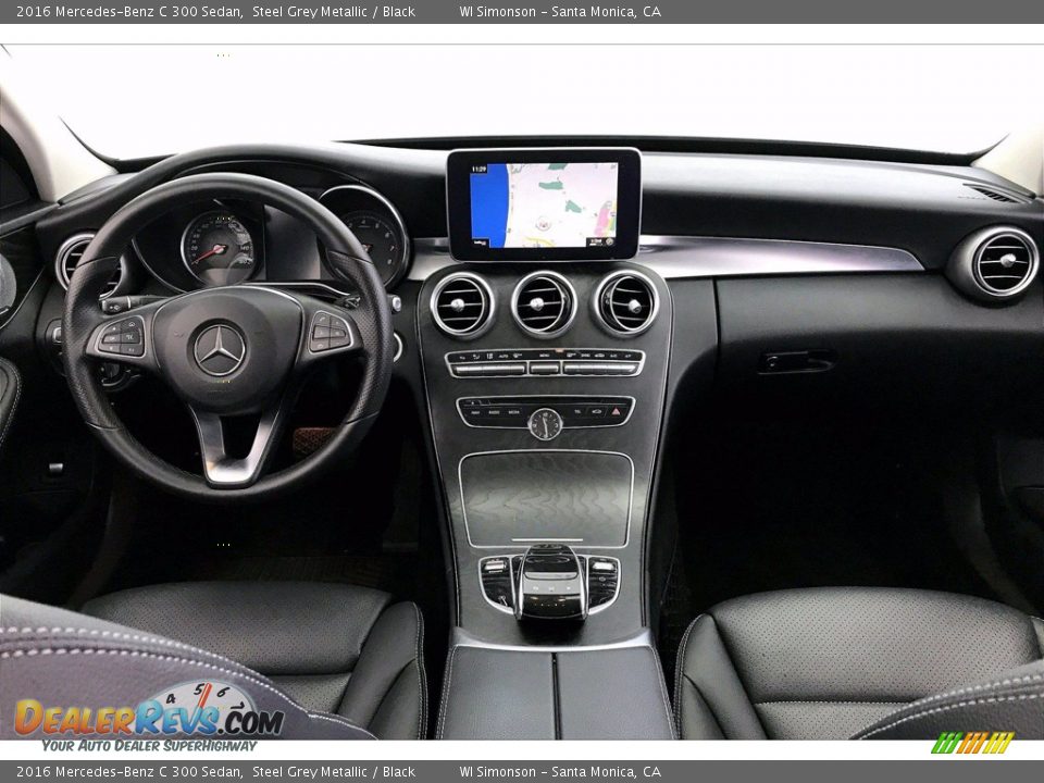 2016 Mercedes-Benz C 300 Sedan Steel Grey Metallic / Black Photo #17