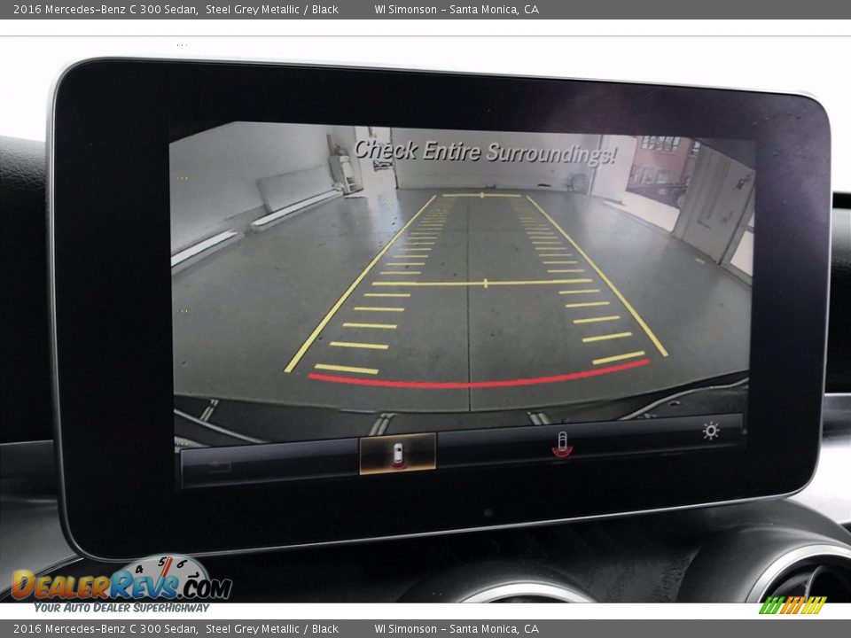 2016 Mercedes-Benz C 300 Sedan Steel Grey Metallic / Black Photo #21