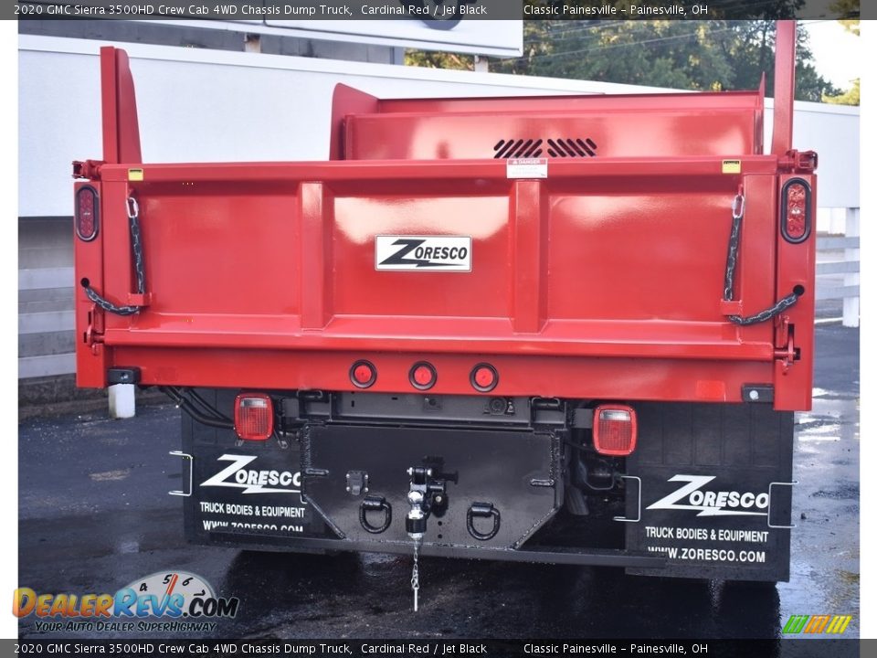 2020 GMC Sierra 3500HD Crew Cab 4WD Chassis Dump Truck Cardinal Red / Jet Black Photo #3