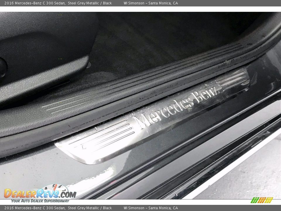 2016 Mercedes-Benz C 300 Sedan Steel Grey Metallic / Black Photo #29