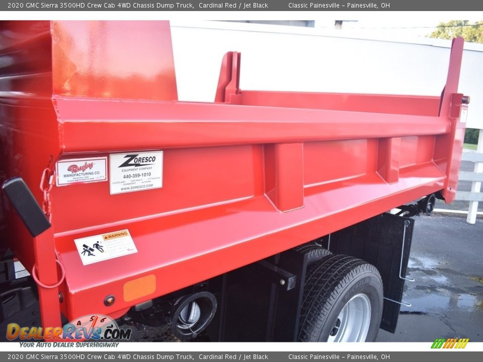 2020 GMC Sierra 3500HD Crew Cab 4WD Chassis Dump Truck Cardinal Red / Jet Black Photo #7