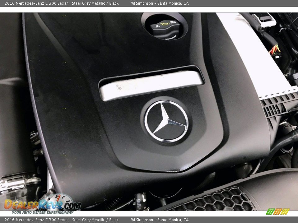 2016 Mercedes-Benz C 300 Sedan Steel Grey Metallic / Black Photo #31