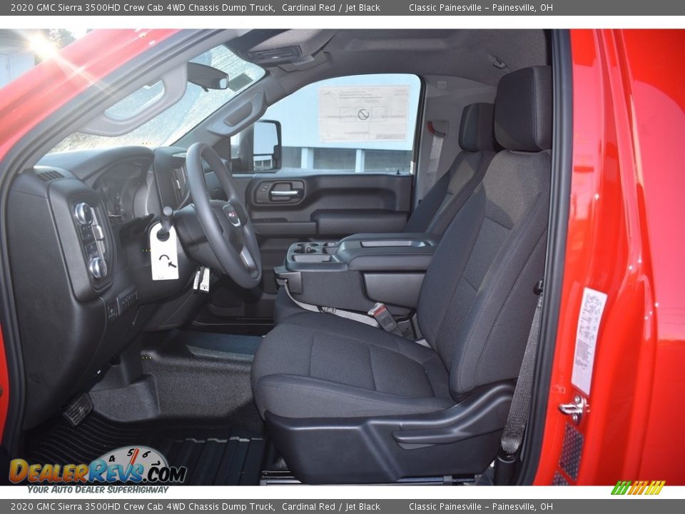 Jet Black Interior - 2020 GMC Sierra 3500HD Crew Cab 4WD Chassis Dump Truck Photo #9