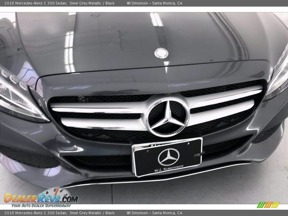 2016 Mercedes-Benz C 300 Sedan Steel Grey Metallic / Black Photo #33