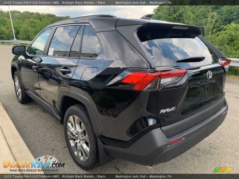 2020 Toyota RAV4 XLE Premium AWD Midnight Black Metallic / Black Photo #2