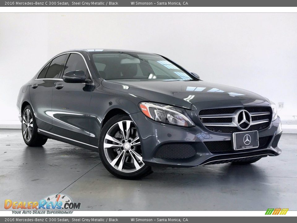 2016 Mercedes-Benz C 300 Sedan Steel Grey Metallic / Black Photo #34