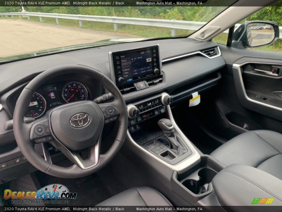 2020 Toyota RAV4 XLE Premium AWD Midnight Black Metallic / Black Photo #3