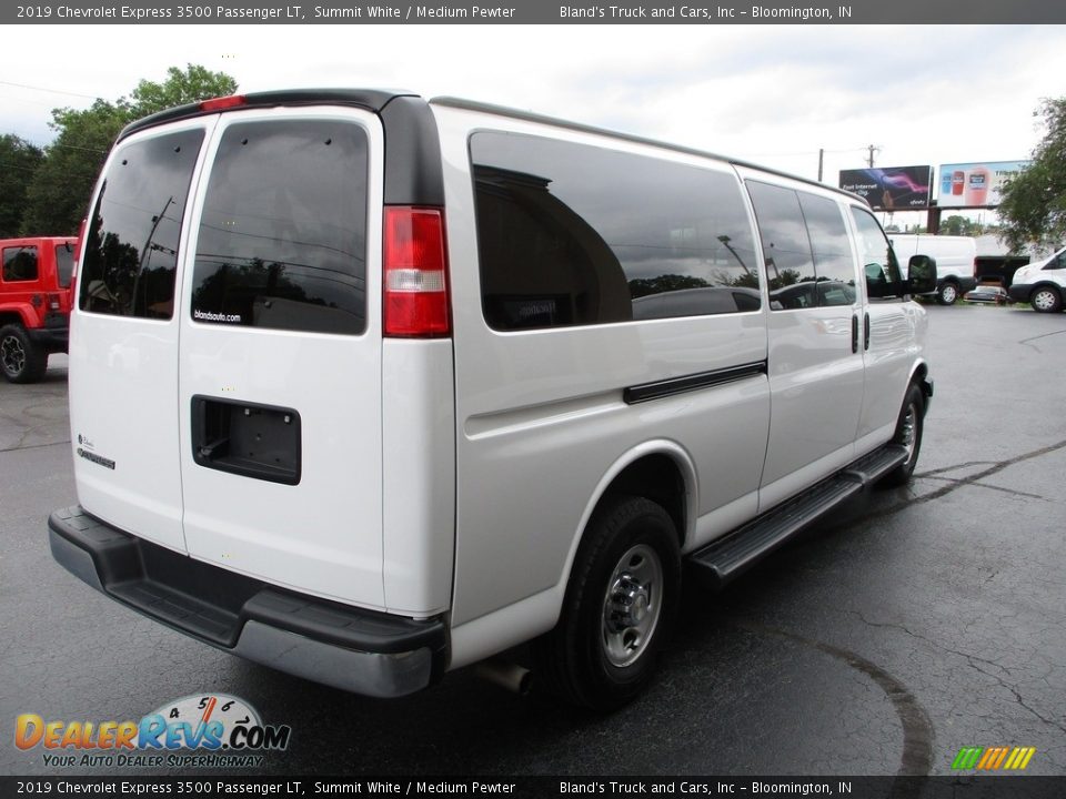 2019 Chevrolet Express 3500 Passenger LT Summit White / Medium Pewter Photo #4